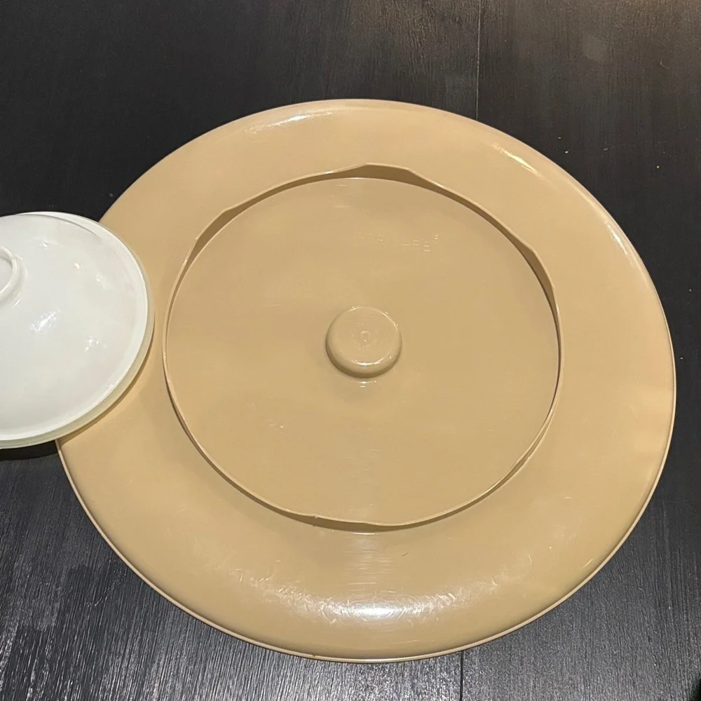 vintage Tupperware Dip 'N Serve Appetizer Veggie serving set
